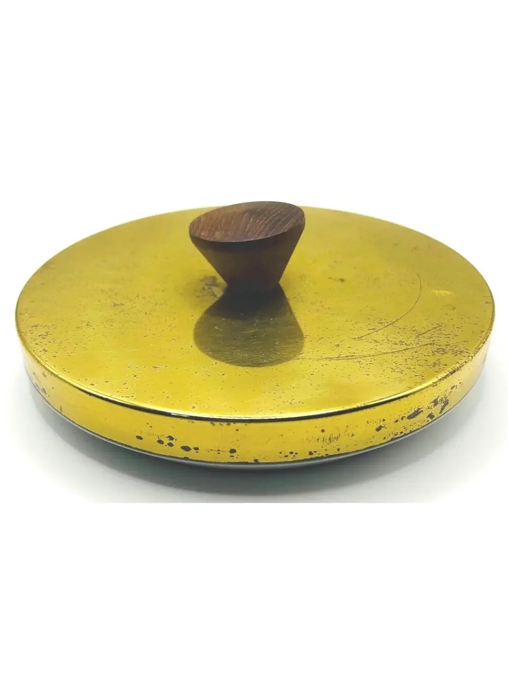 Retro Wood and Gold Insulated Ice Bucket